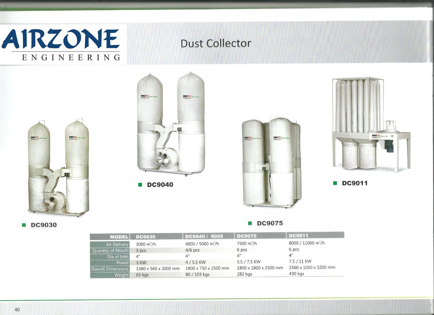 Dust collector DC series