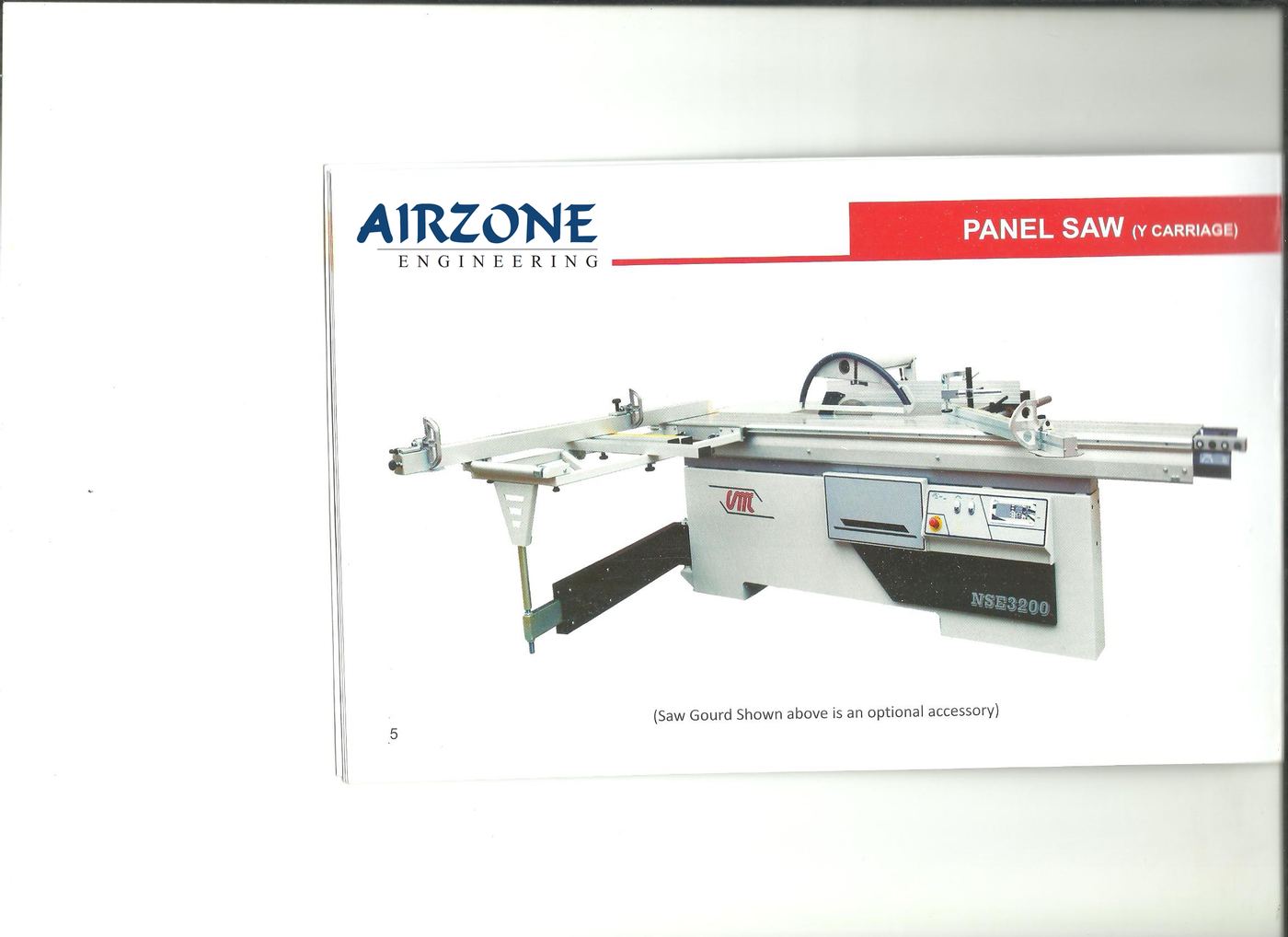 NSE-3200 (Y carriage) heavy duty panel saw